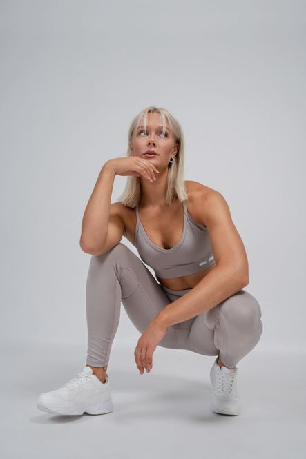 Huvudbild i am it Tights Greige Mist 